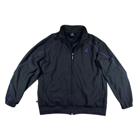 Vintage Y2K Jordan Electric Purple Track Jacket - XL - Picture 1 of 5